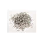 yiğit aksesuar 8 Mm 50 gram Küçük Metal Gümüş Renk Takı Halkası Malzemesi