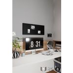 YİĞİT METAL Mıknatıslı Pano Siyah Ofis/Çalışma Odası İçin Mıknatıs Hediyeli Metal Magnet Hatıra Panosu 70x30cm