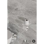 Yiğit Metal Tuvalet Kağıtlığı – Modern ve Dayanıklı Banyo & Tuvalet Düzenleyici Wc Peçetelik - Beyaz