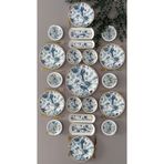 Yiğit Seramik Züccaciye Blue Kitchen Model 6 Kişilik 21 Parça Modern Kahvaltı - Brunch Takımı