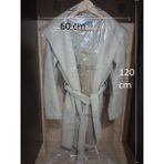 Yiğit Ticaret 15'li Askılı Elbise Kaban Mont Ceket Naylon Poşeti 60 x 120 cm Şeffaf Koruma Kılıfı