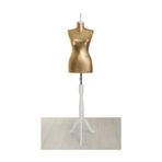 YigitFurkanTicaret 38 Beden Cansız Kadın Prova Mankeni Vitrin Mankeni Gold Kumaş