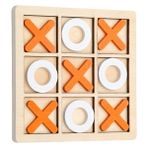 Yıgzag Ahşap Tic-Tac-Toe Satranç, Xo Satranç, Mantıksal Düşünme, Çift Çocuk Zekası, Bulmaca Eğitimi, Boş Zaman Masa Oyunu (Yurt Dışından) - standard