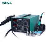 Yihua 852D+SE Sıcak Hava ve Havya İstasyonu 700W | Fırçasız Fanlı Profesyonel Rework Station
