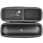 YIIWAY Beats Pill Taşınabilir Bluetooth Hoparlör ile Uyumlu Sert Seyahat Kılıfı, Sadece Kılıf - Siyah YC80009