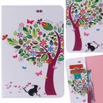 Yiizy Apple IPad Mini/Mini 2 / Mini 3 için Kılıf, Renkli Ağaçlar Tarzı Premium Deri Slim Fit Ayakta Koruyucu Kapak Kimlik ve Kredi Kartı Yuvaları Cepler Manyetik Kayış Cüzdan Kılıfı Kapaklı Kılıf