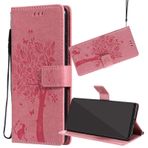 Yiizy LG K10 (2018) için Koruyucu Kılıf Birinci Sınıf Deri Kapaklı Cüzdan Kapak Tampon Slim Fit Hafif Kabuk Kılıf Medya Destek Çubuğu ve Kart Yuvaları Tasarımlı (Gül)