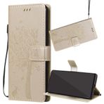 Yiizy Samsung Galaxy J4 / J400F için Koruyucu Kılıf Birinci Sınıf Deri Kapaklı Cüzdan Kapak Tampon Slim Fit Hafif Kabuk Kese Medya Destek Çubuğu ve Kart Yuvalı Tasarım (Altın)
