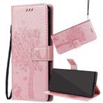 Yiizy Samsung Galaxy J4 / J400F için Koruyucu Kılıf Birinci Sınıf Deri Kapaklı Cüzdan Kapak Tampon Slim Fit Hafif Kabuk Kese Medya Destek Çubuğu ve Kart Yuvalı Tasarım (Gül Altın)