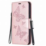 Yiizy Samsung Galaxy Note10+ N975F için Kılıf, Galaxy Note10 Pro N975U1 için Kelebek Deri Cüzdan Kapaklı Kılıf, Destek Stantlı Kart Yuvalı Manyetik Koruyucu Kılıf Tampon Kılıfı (Gül Altın)