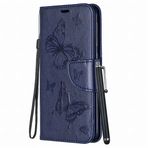 Yiizy Samsung Galaxy Note10+ N975F için Kılıf, Galaxy Note10 Pro N975U1 için Kelebek Deri Cüzdan Kapaklı Kılıf, Kickstand Kart Yuvalı Manyetik Koruyucu Kılıf Tampon Kılıfı (Mavi)