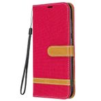 Yiizy Samsung Galaxy S21fe Cüzdan Kılıfı, Galaxy S21 Lite Telefon Kılıfı Destek Çubuğu ve Kart Yuvalı Deri Kapak TPU Silikon Kabuk Koruyucu Kılıf Kapak Samsung S21fe, S21 Lite için (Kırmızı)