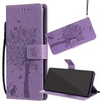 Yiizy Xiaomi Mi 8 Lite için Koruyucu Kılıf Premium Deri Kapaklı Cüzdan Kapak Tampon Slim Fit Hafif Kabuk Kılıf Medya Destek Çubuğu ve Kart Yuvalı Tasarım (Açık Mor)