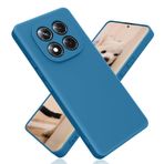 YiKaDa - Redmi Note 14 Pro 5G için kılıf (4G için değil), Xiaomi Poco X7 5G ile uyumlu, ultra ince yumuşak TPU silikon koruyucu kılıf - mavi