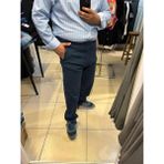 Yıkamalı Kumaş Bol Paça Erkek Pantolon - 30