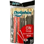 Yıkanabilir Bambu Kore Japon Çin Yemek Çubuğu Chopsticks - 23 Cm. - 50 Çiftlik 1 Paket