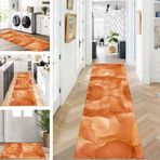 Yıkanabilir Kaymaz Mutfak Halısı Yolluk 90 x 150 cm Pembe Koridor Oturma Odası Yatak Odası için Metre ile Satılır, Özelleştirilebilir Pembe