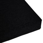 Yıkanabilir Koltuk Kılıflı Bahçe Tezgah Minderi 105/125/155/185 cm İç Mekan Dış Mekan Yemek ve Mutfak Siyah Renk 2/3 Kişilik