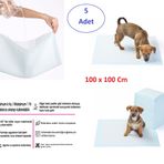 Yıkanabilir Köpek Çiş Pedi - 100 X 100 Cm 5li Paket