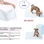 Yıkanabilir Köpek Çiş Pedi - 90 X 60 Cm 5li Paket