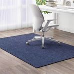 Yıkanabilir Ofis Koltuğu Paspası Dikdörtgen Kaymaz Zemin Koruyucu, Ev ve Ofis için, Lacivert 200x300 cm Dayanıklı Ağır Hizmet Tipi Ahşap ve Halı Zeminler için İdeal