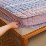 Yıkanmış Pamuk Yatak Örtüsü Kapitone Katmanlı Lastikli Çarşaf Yatak Koruyucu Taşınabilir ve Topper Çarşaflar 48x74 cm Yastık Kılıfı için 2'li Set