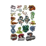 Yılan Cobra Sticker-2 17 Parça Telefon, Tablet, Defter, Laptop Sticker