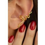 Yılan Model Sıkıştırmalı Kıkırdak Küpe Earcuff