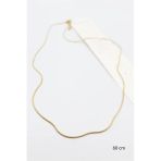 Yılan Zincir Kolye - 60cm - Altın