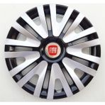 Yılap Jant 14'' Inç Fiat Jant Kapağı 4 Adet Çelik Jant Görünümlü Renkli - Kırılmaz Esnek - Kelepçe ve Amblem 4911G9FIAT