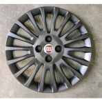 Yılap Jant Fiat Linea 15 Inc Füme Rengi Kırılmaz 4 Adet Jant Kapağı Arma ve Kelepçe Hediyeli 5110FÜMEFIAT