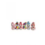 YILBAŞI AĞAÇ SÜSÜ RENKLİ KARDAN ADAM 12 CM 6'LI