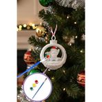 Yılbaşı Ağacı Süsü Boyanabilir Noel Baba Seti Yeni Yıl Hediyesi Çam Ağacı Süsü