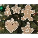 yılbası ağacı süsü Gingerbread-style Christmas ornaments