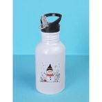 Yılbaşı Baskılı Matara Suluk 600 ml - Sporcu Suluğu, Büyük Suluk, Spor Matara, Sporcu Sulukları