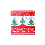 Yılbaşı Çam Ağacı Motifli Hediye Kutusu 10x7 cm