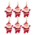 Yılbaşı Çam Ağacı Süsü, Noel Baba 6'Lı Set
