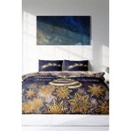 Yılbaşı Çift Kişilik Nevresim Lastikli Çarşaflı Pamuk Saten Shine Nevresim Takımı - Foster - 220 x 220 cm