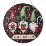 Yılbaşı Cüceleri Kapı Ve Duvar Süsü Merry Christmas 2