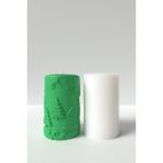 Yılbaşı Desenli Mum Silikon Kalıp M1 - Yılbaşı Mum Silikon Kalıp, Mum Yapım Malzemeleri 12 x 7.5 cm - 1 Adet