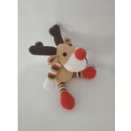 Yılbaşı Geyiği Zubi Amigurumi Organik Oyuncak