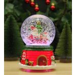Yılbaşı Kar Küresi Noel Işıklı ve Müzikli Christmas Kardan Adam ve Noel Baba
