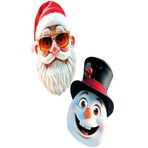 Yılbaşı Maske Seti 2'Li Noel Baba - Kardan Adam