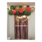 YILBAŞI MERRY CHRİSTMAS PERİ LEDLİ PERDELİ MİNİ ZİNCİR BALON SET