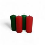 Yılbaşı Mum 4X9 Cm 4 Adet