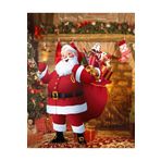Yılbaşı Noel Baba Ayaklı Pano Büyük Boy 70x48 cm.