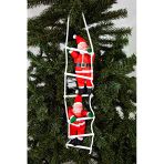 Yılbaşı Süsü Merdivenli 2Li Noel Baba 65Cm