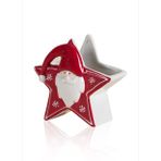 Yılbaşı Süsü Yıldız Obje Vazo 15x8x14 cm