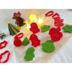 Yılbaşı Temalı Kurabiye ve Hamur Şekillendirici Set 3
