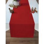 Yılbaşı Temalı Runner - Kırmızı Yılbaşı Runner Amerikan Servis Pamuklu Kırmızı Sunum Runner 40x140